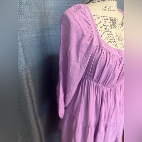 YANA K SERAPHINA MINI DRESS - LILAC SIZE SMALL - Picture 5 of 11